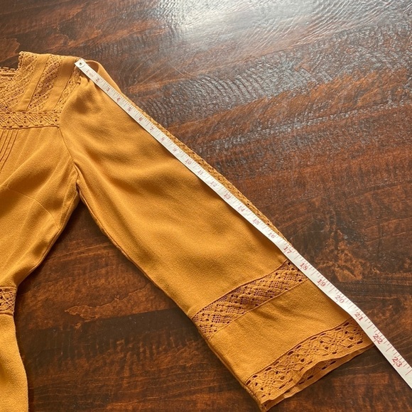 Point Sur Lacey Top Marled Mushroom Gold Size 10 - Picture 16 of 16